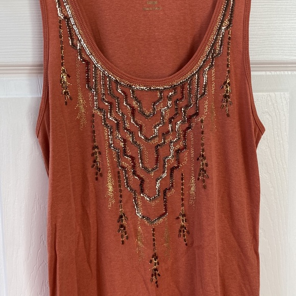 Apt 9 Rust Colored Tank Top - Picture 2 of 5